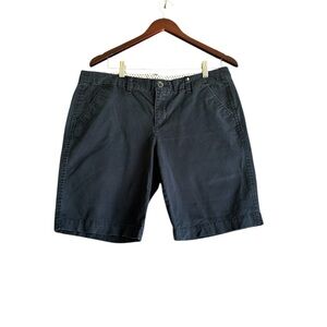 JCP WOMANS NAVY BLUE CASUAL SHORTS SZ 14 P